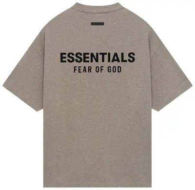 Fear of God Essentials Jersey Crewneck Tee 'Heather Grey'