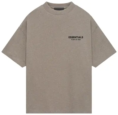 Fear of God Essentials Jersey Crewneck Tee 'Heather Grey'