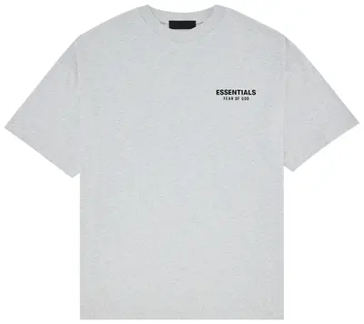 Fear of God Essentials Jersey Crewneck Tee FW24 'Light Heather Grey'