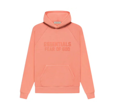 SS22 coral red sweatshirt